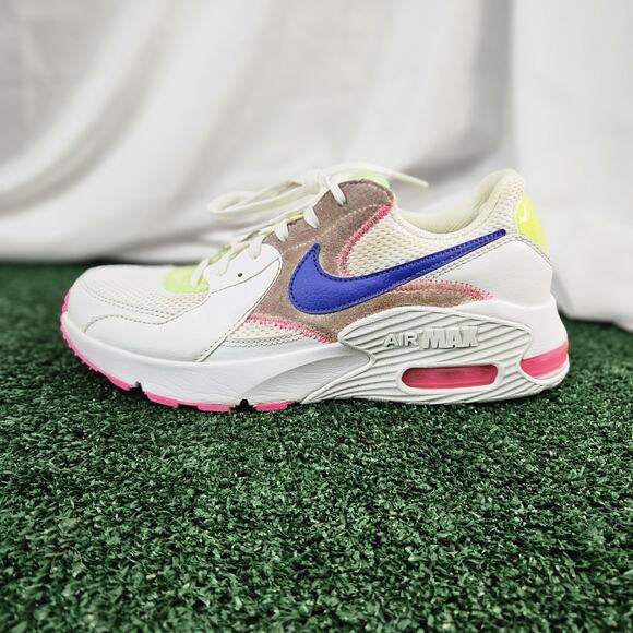 Nike Air Max Excee Women's DD2955-100 Sneakers White/Pink/Green, Size 8.5 - Picture 2 of 11
